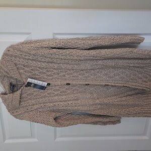 New Aran Cozy Cable Knit Cardigan